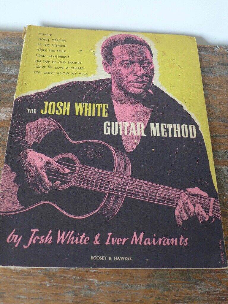 JOSH WHITE GUITAR METHOD 1956 by Josh White and Ivor Mairants. First Edition Paperback.