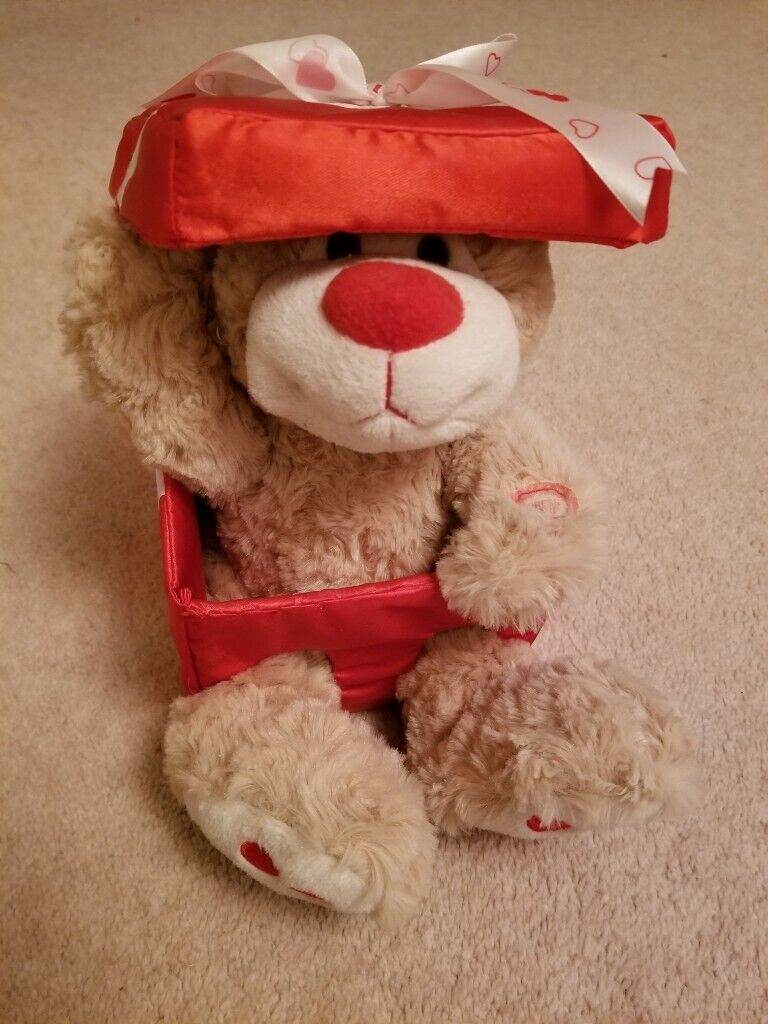 Valentine Musical Dancing Bear - Signed, Sealed, Delivered I'm Yours  