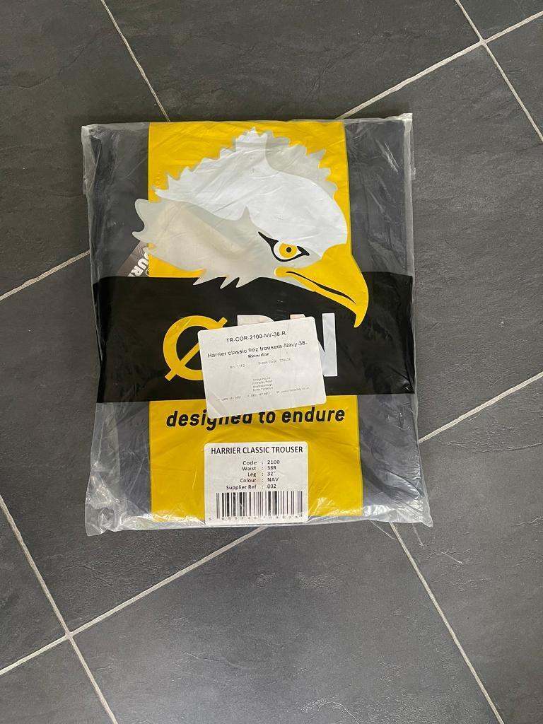 Mens work trousers size 38R 32”