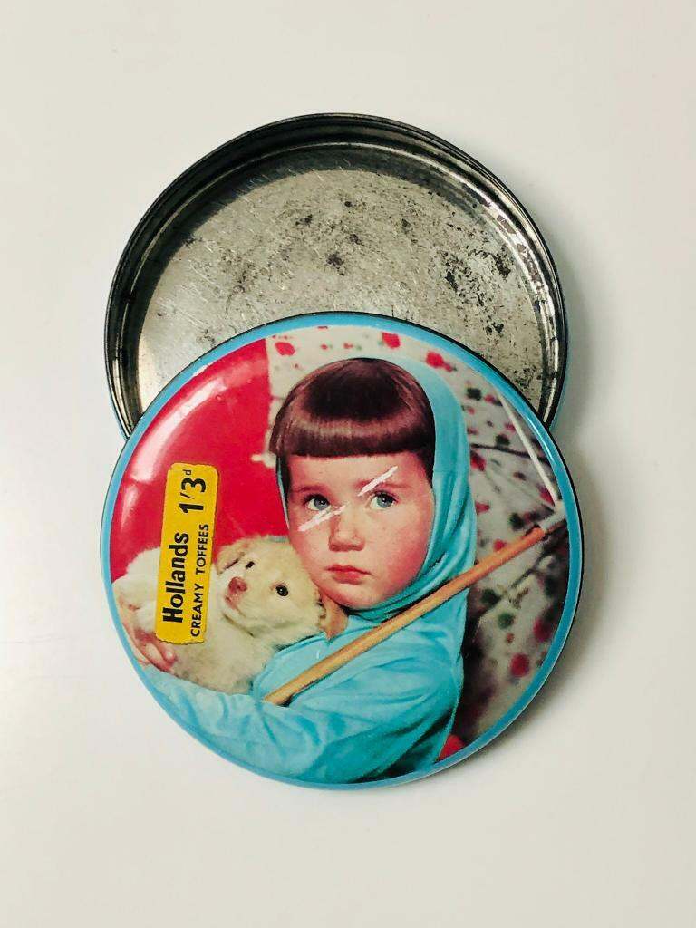 Rare Vintage Hollands Toffee Tin (1950s/60s)
