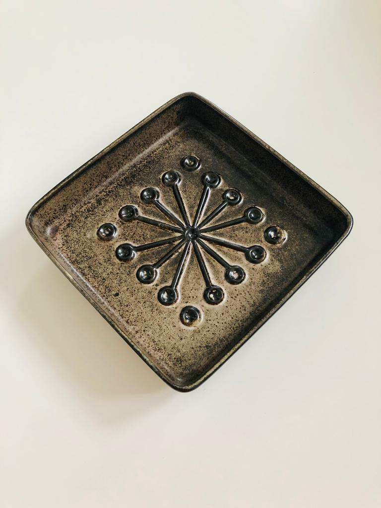 Vintage 1960s Square Ashtray/Trinket Tray