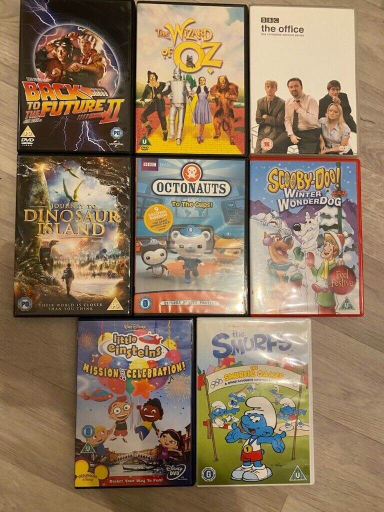 Back to the Future, Wizard of Oz, The Office, Smurfs, etc