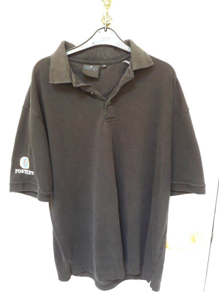 Black Tshirt -Fosters arm badge (XL)