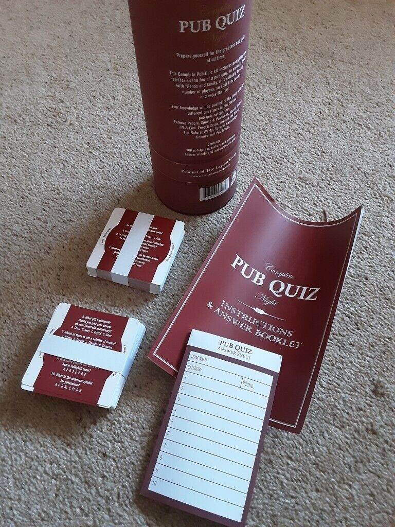 Pub quiz game