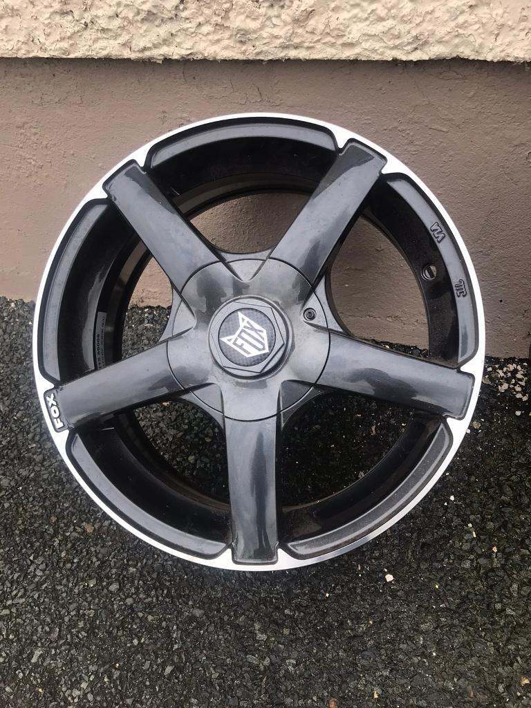 15” FOX ALLOY WHEELS NEW BERLINGO CITREON PEUGEOT 5x100 5x108
