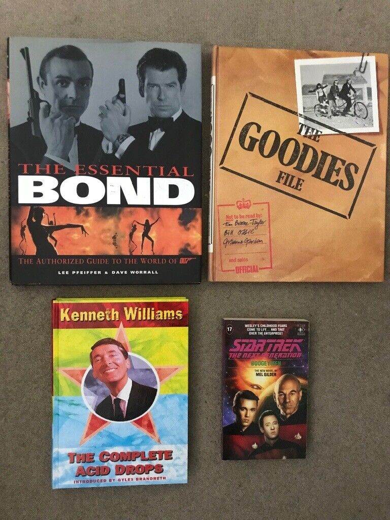 James Bond, Star Trek, Goodies & Kenneth Williams books