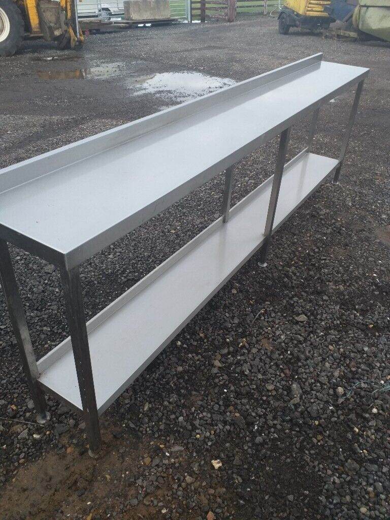 Catering equipment commercial Stainless steel tables sinks racking shelving restaurant kitchen items