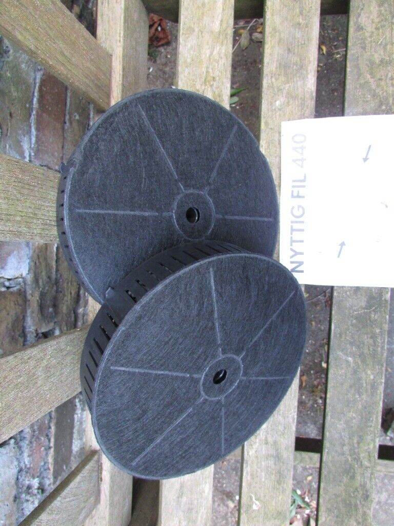 Two BRAND NEW 'IKEA' Carbon Filters.  'NYTTIG 440' cooker hood filters.  5 pounds all in.