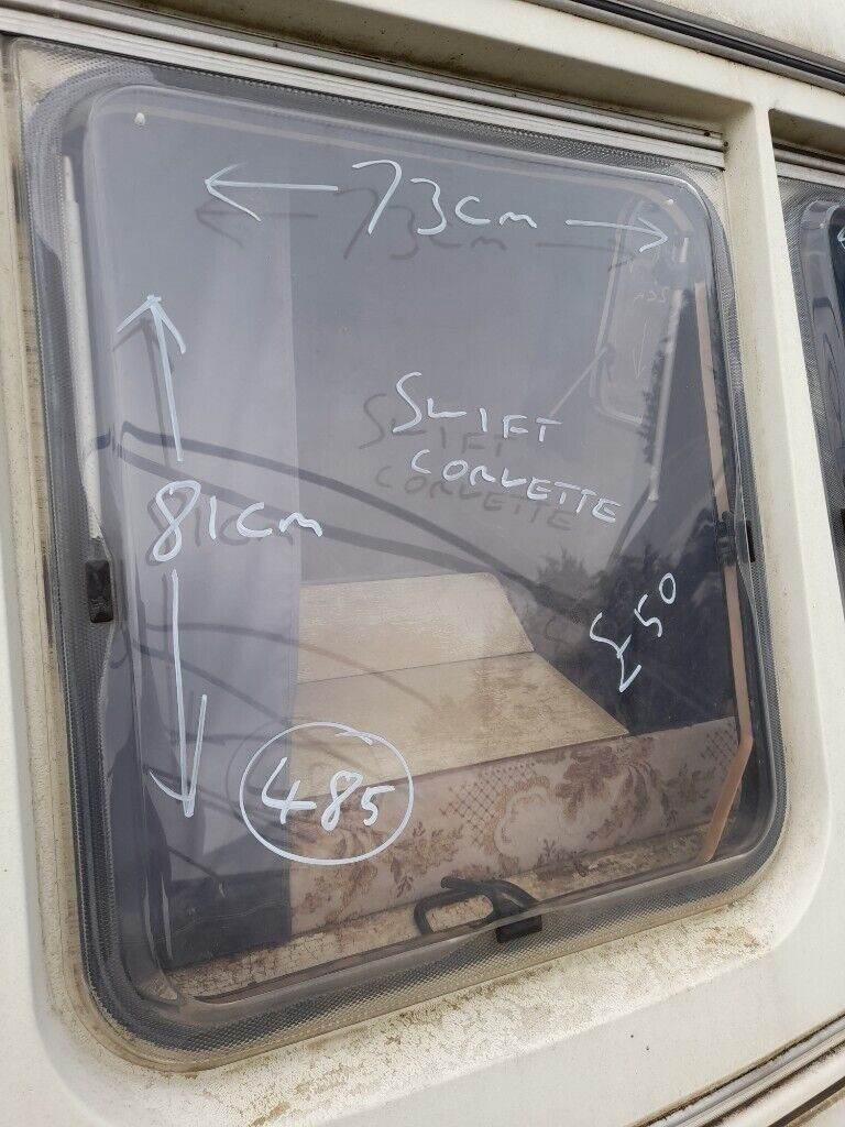 Swift corvette caravan front centre window 