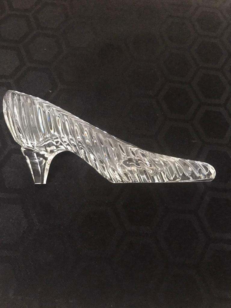 Lead crystal shoe