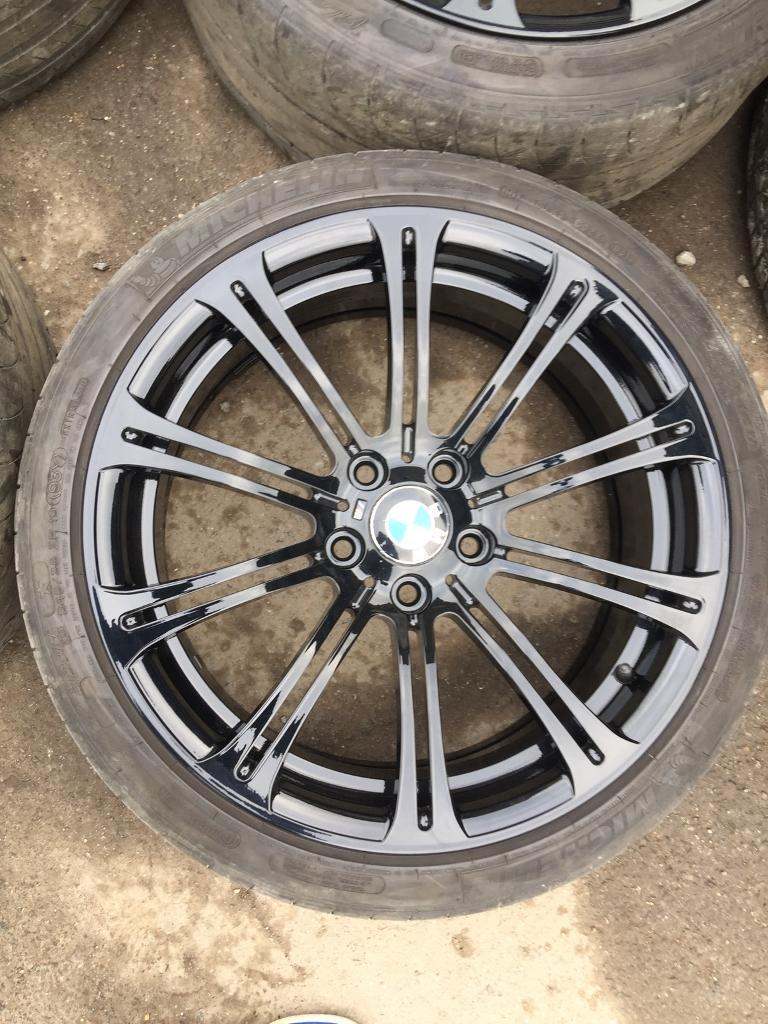 BMW E90 E92 E93 M3 19” Alloy Wheels in Gloss Black