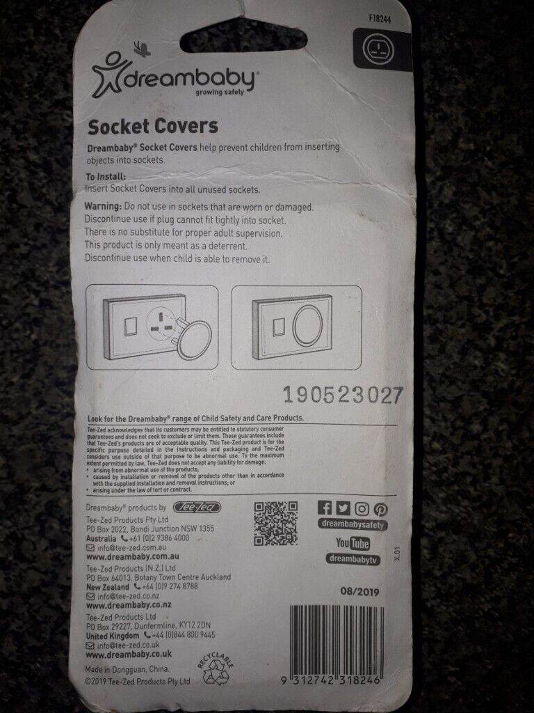 Plug Socket Covers x 12 - AS NEW