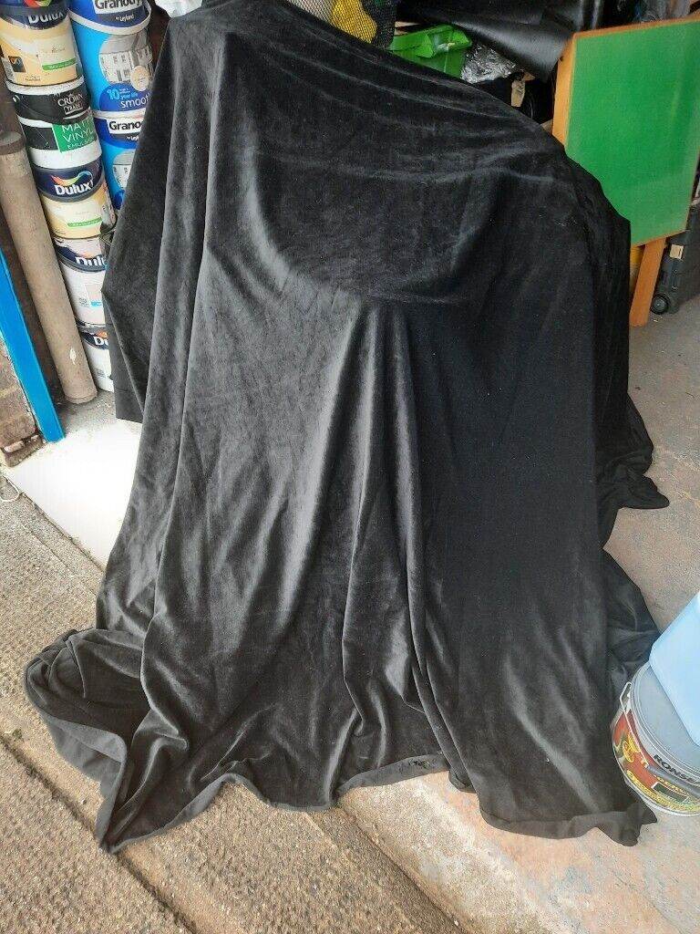 table cloth velvet black