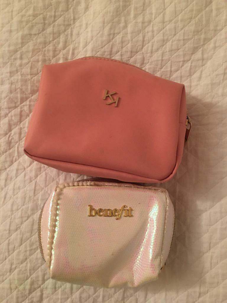 Benefit and Kiko make up bags