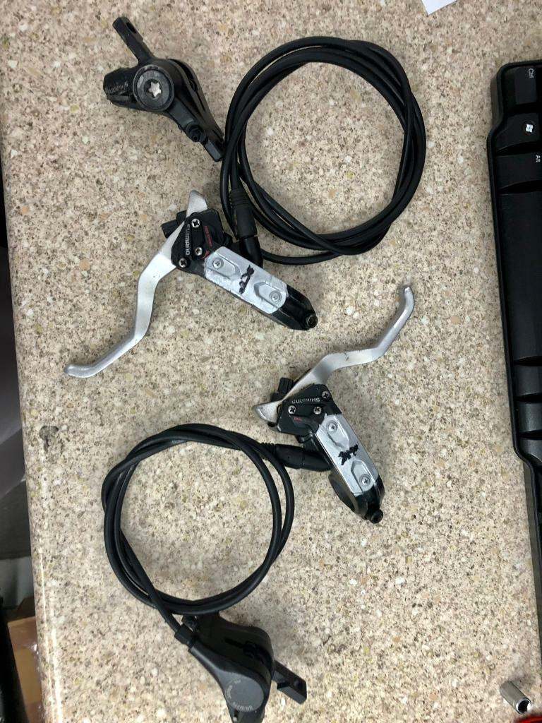 shimano xt hydraulic brake set M765