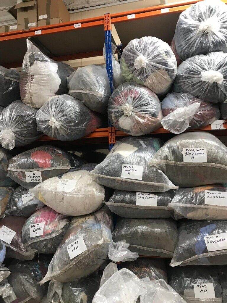 Wholesale Second Hand Clothes Adults or Kids A or B Grade From £1 KG. Delivery Available