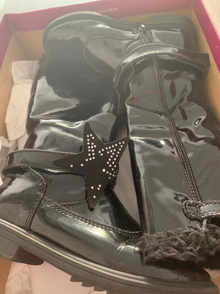 Black patent boots lelli Kelly 29 