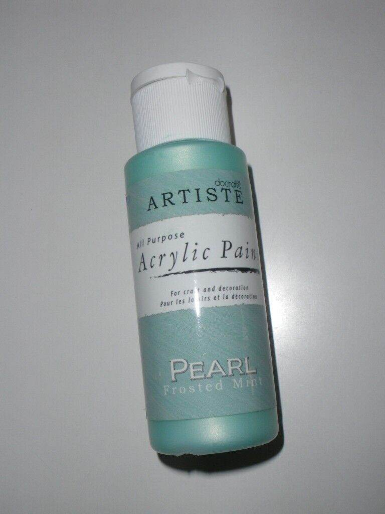 Craft Paint ~  'FROSTED MINT'  (Pearlescent)