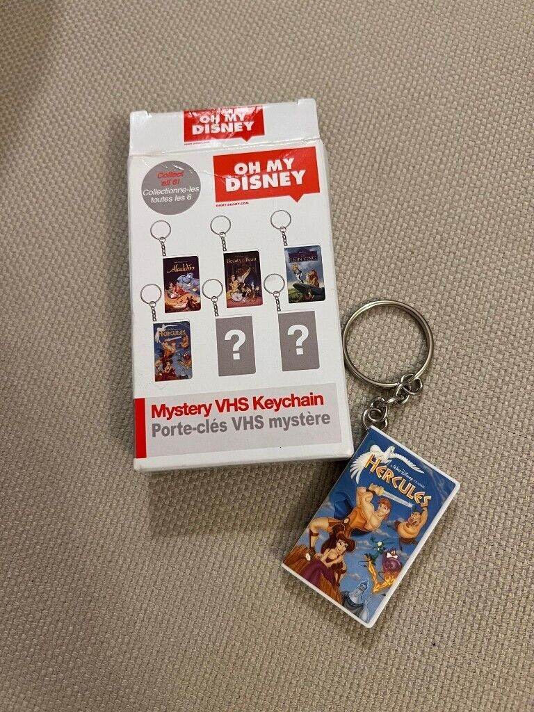 Disney - Oh My Disney - Hercules VHS tape design boxed Key ring.