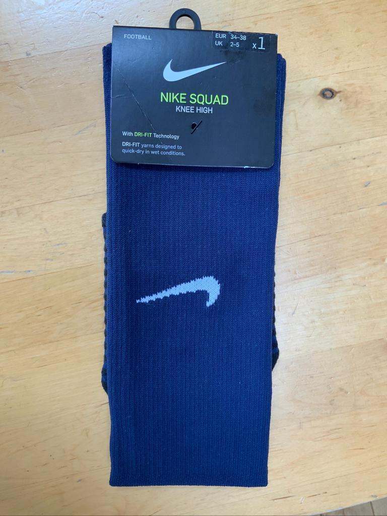 Nike foodball socks Squad Knee High dri-fit navy