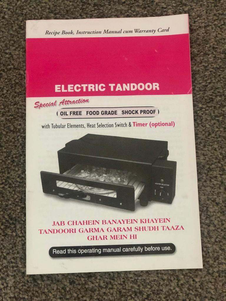 Electrict tandoor pizza oven 