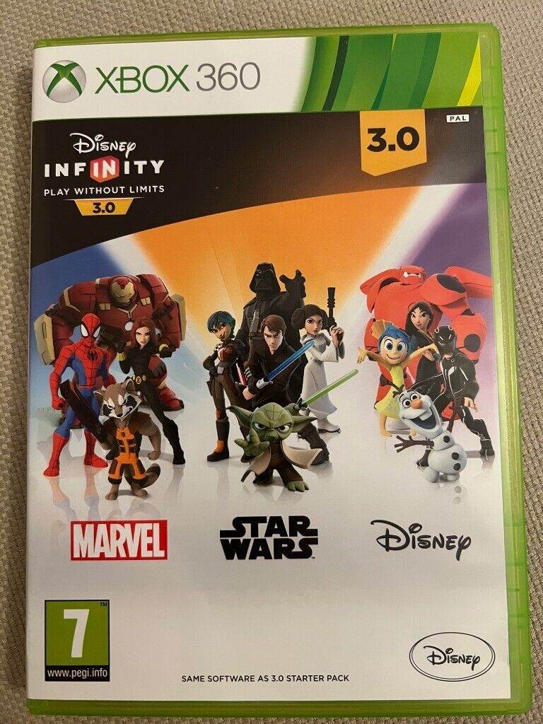 X Box 360. Infinity play without limits, Marvel, Star Wars, Disney