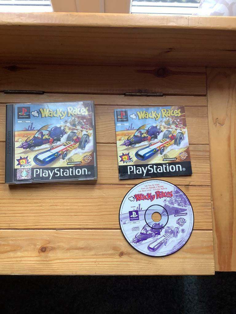PlayStation one game wacky races 
