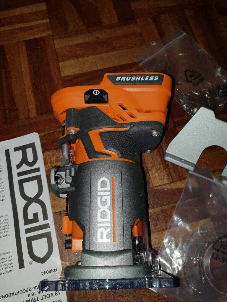 RIDGID (AEG) 18V Brushless Compact Router R86044 GEN5X 2xBase TOOL Only New 2018