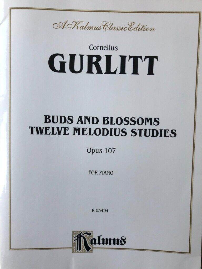 Piano Gurlitt Buds and Blossoms Opus 107 