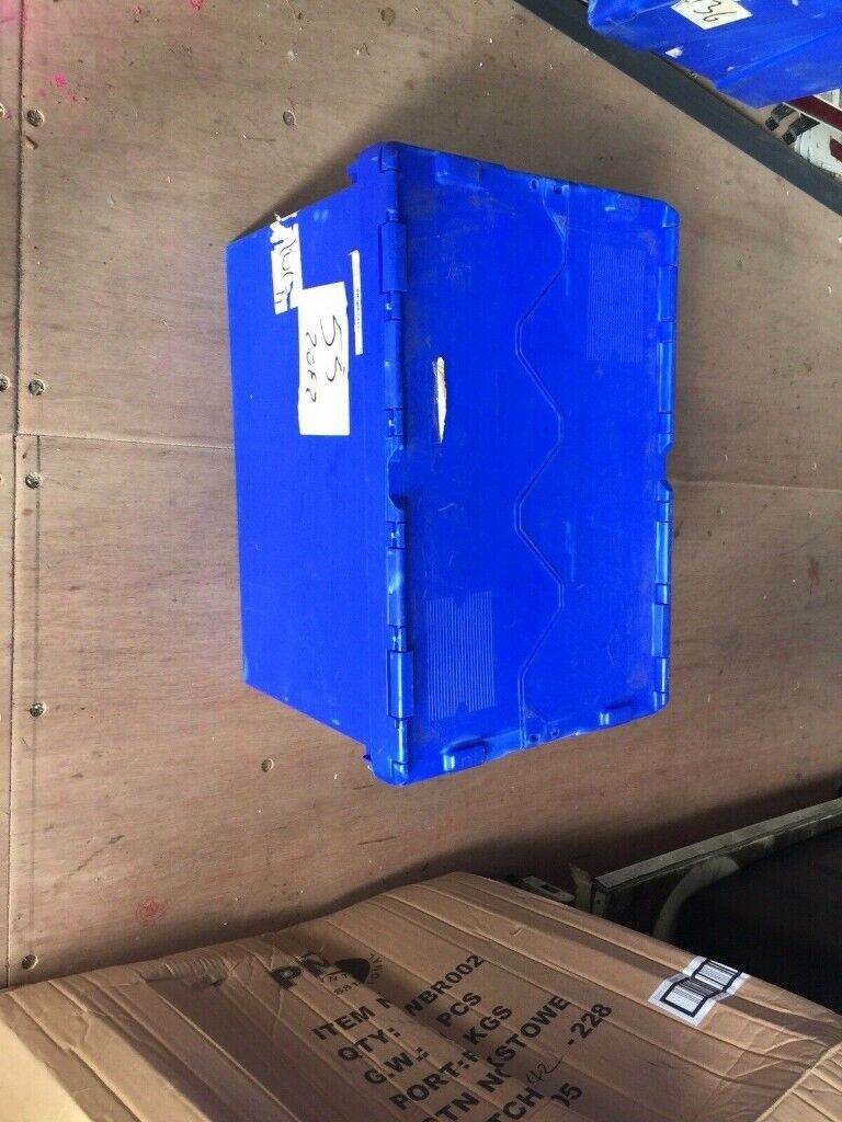 2 X Large heavy duty Plastic Storage boxes/ containers