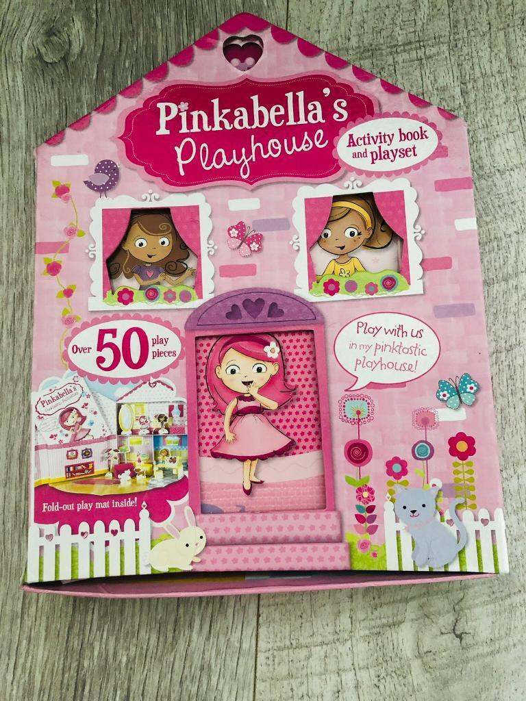 Pinkabella’s Playhouse activity book & playset