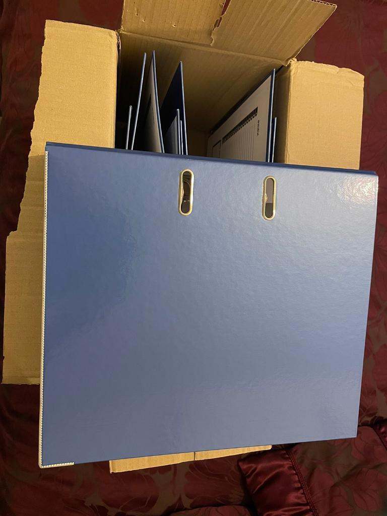 5 brand new lever arch folders in a box £10 a box 