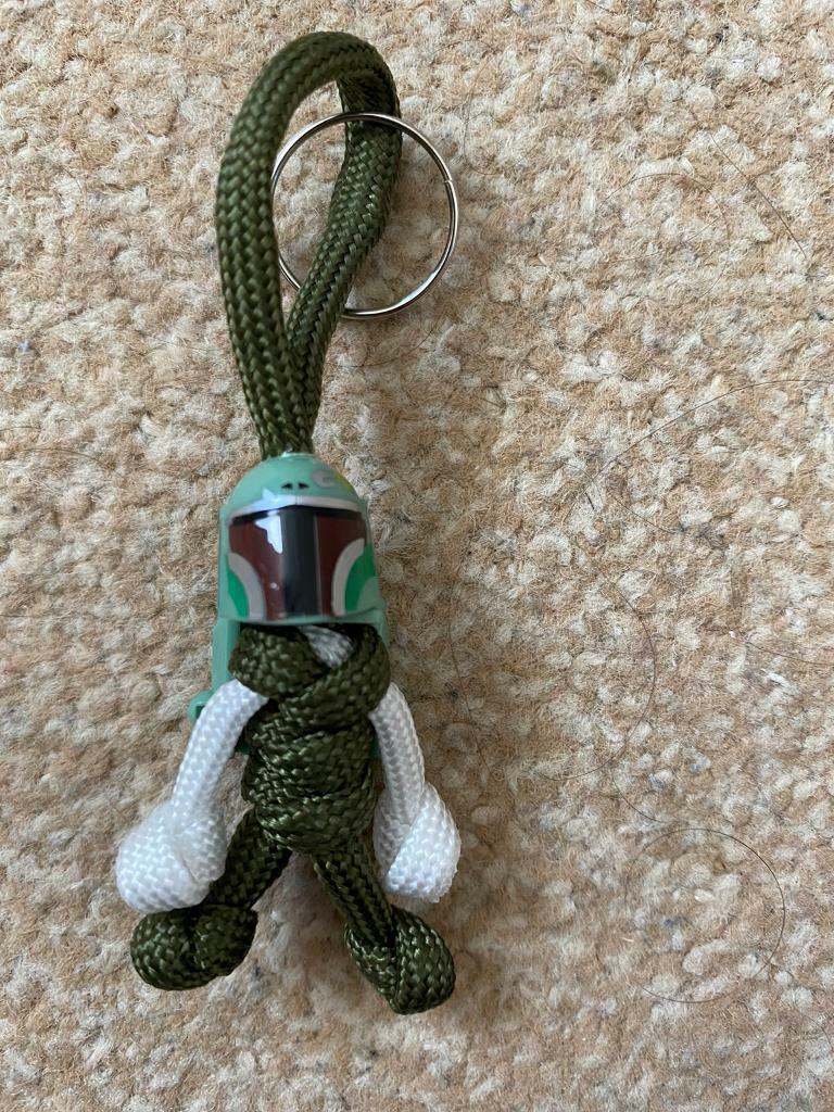 Star Wars Boba Fett Paracord Figure Keyring