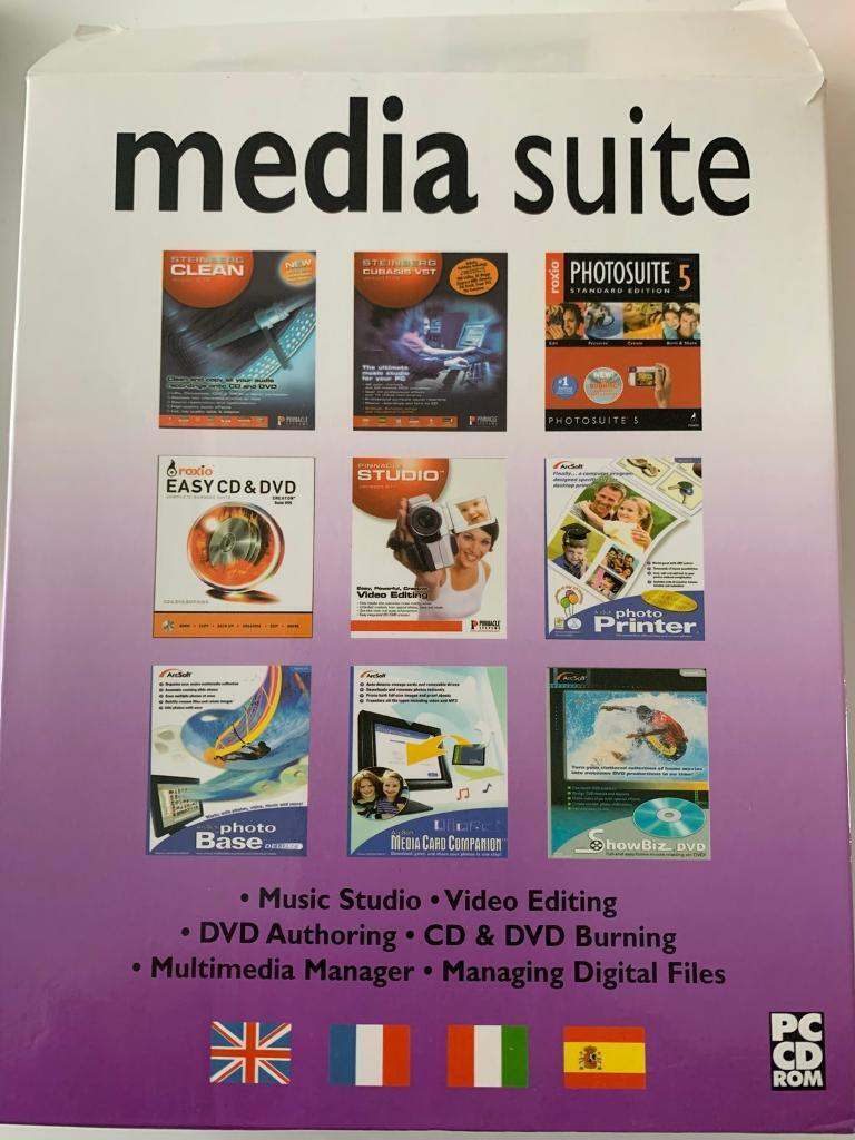 Media Suite PC CD-ROM BRAND NEW