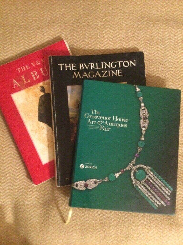 3 x Art/ Antiques Catalogues ( V&A) ( The Burlington ) ( Grosvenor House 2003 )