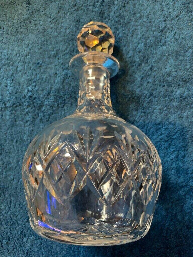 Heavy Cut Glass Decanter IP1