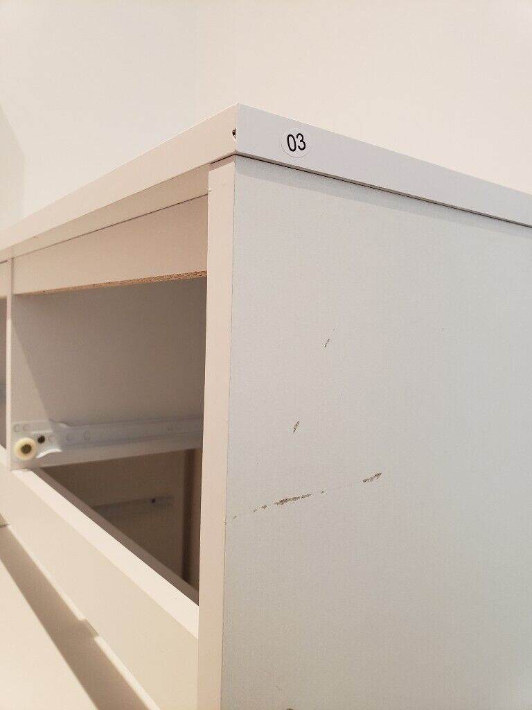 New Nordic 4 drawer wooden chest of drawers 