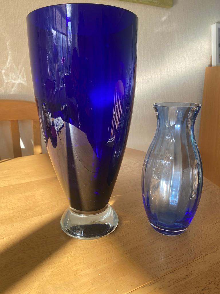 image for Glass Vase x 2