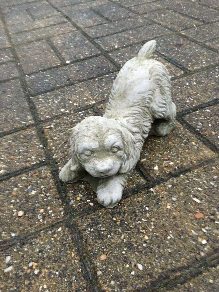 Playful Puppy Dog Garden Ornament