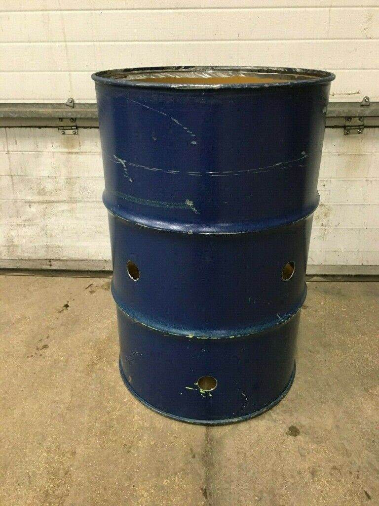 EXTRA HEAVY DUTY GARDEN INCINERATOR, FIRE BIN, WASTE BURNER, 200L OIL DRUM INCINERATOR