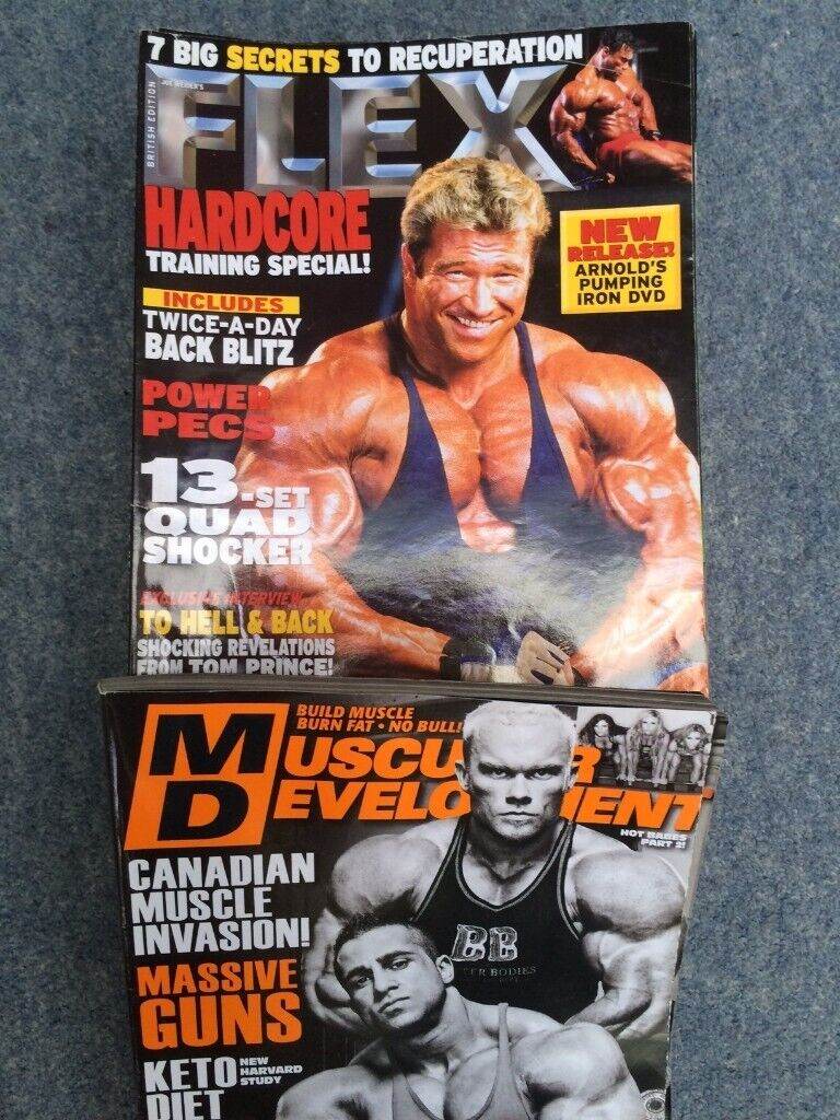 12 Flex magazine's & 1 Muscular Development Magazine