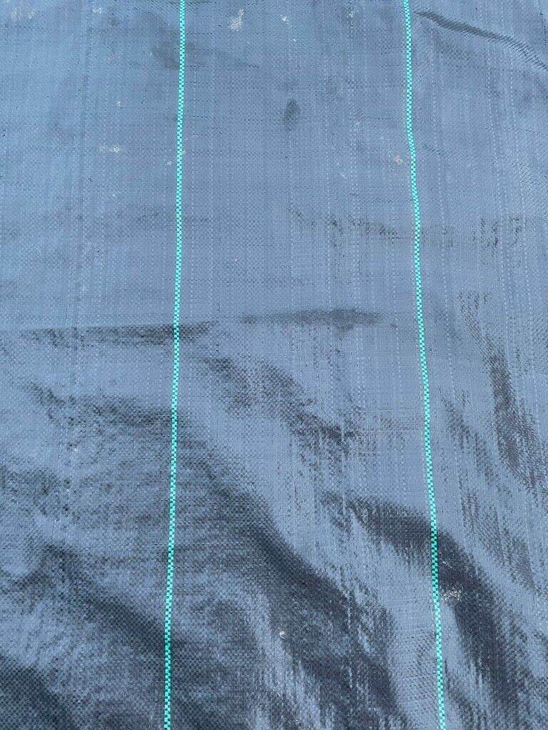 100gsm Heavy duty woven weed control fabric membrane, landscaping mat / matting, driveways, paths