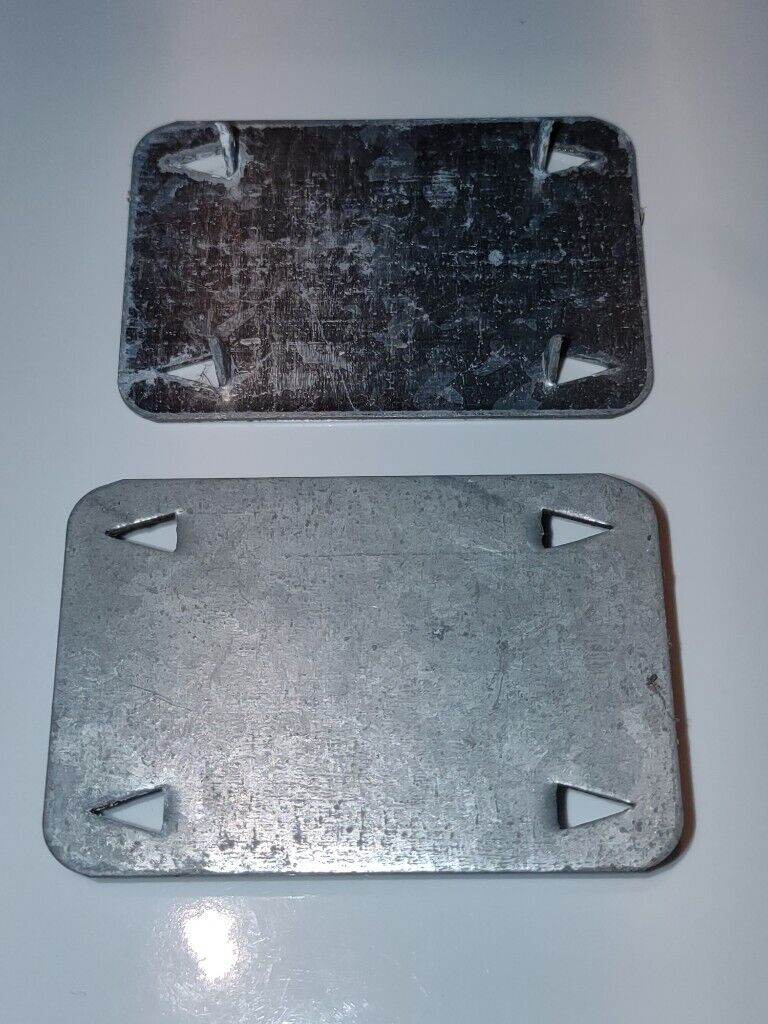 51mm x 76mm galvanised steel safeplates