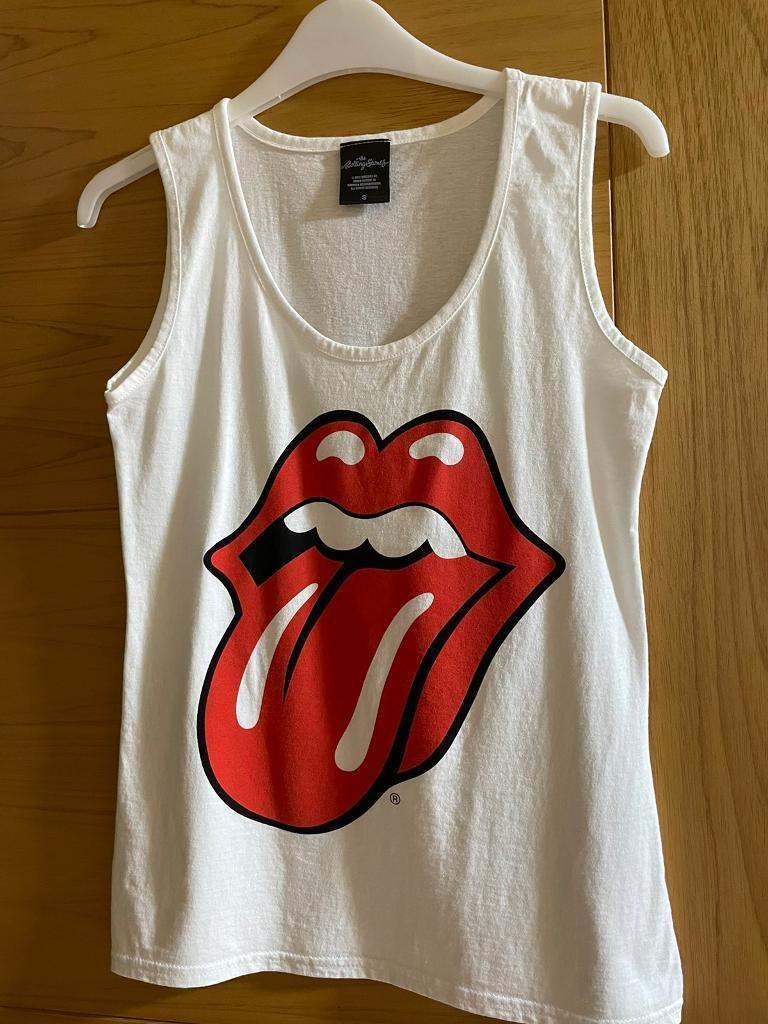 The Rolling Stones tank vest, ladies, worn once only 