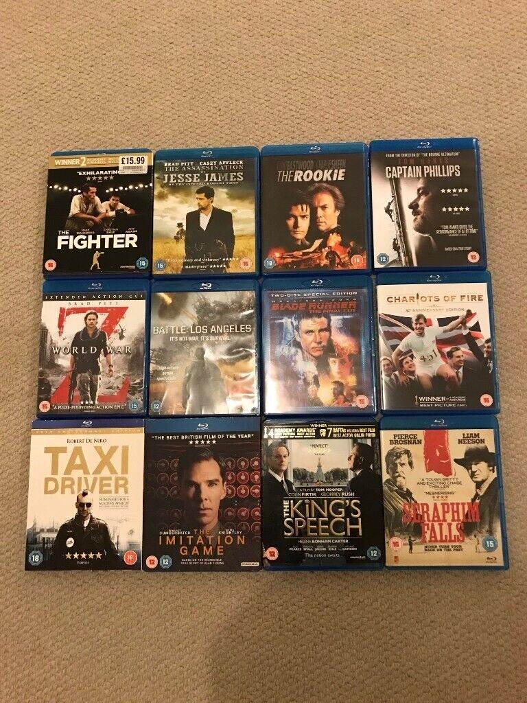 Blu-ray Film Collection - 12 in Total