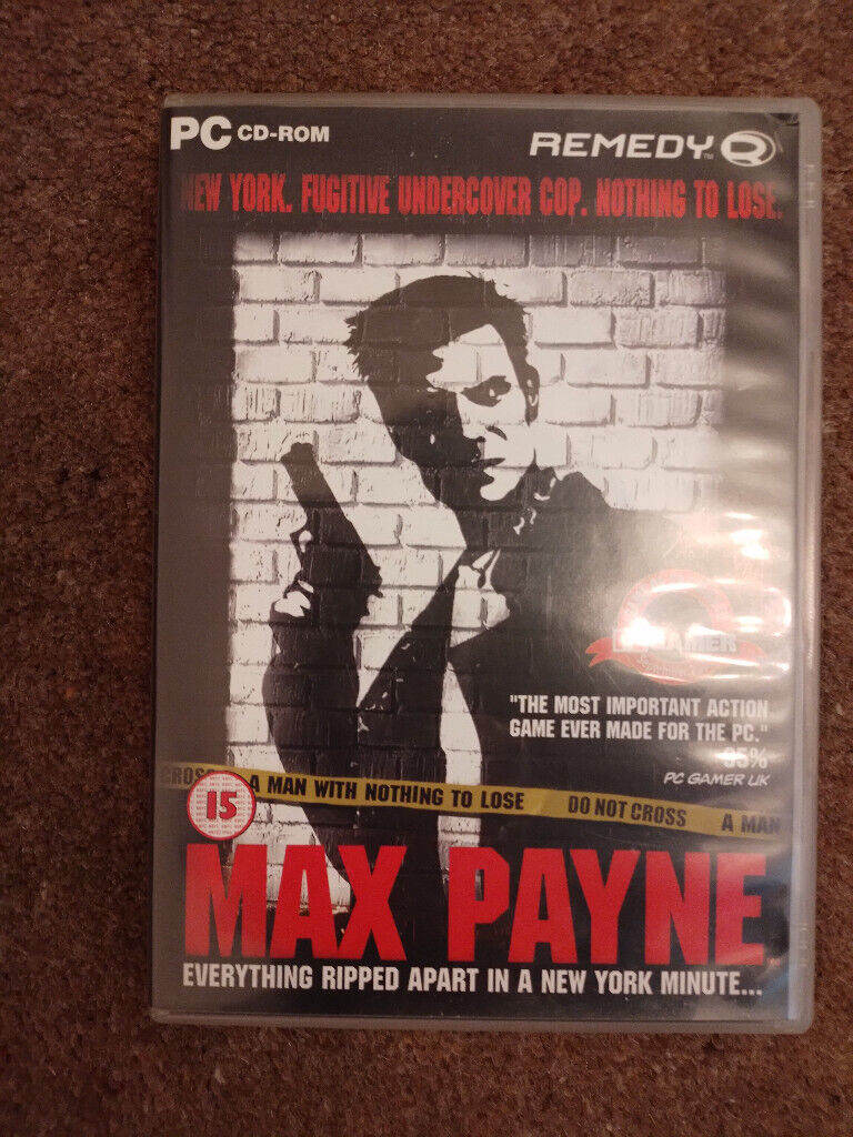 MAX PAYNE - PC CD ROM. EXC. CONDITION.