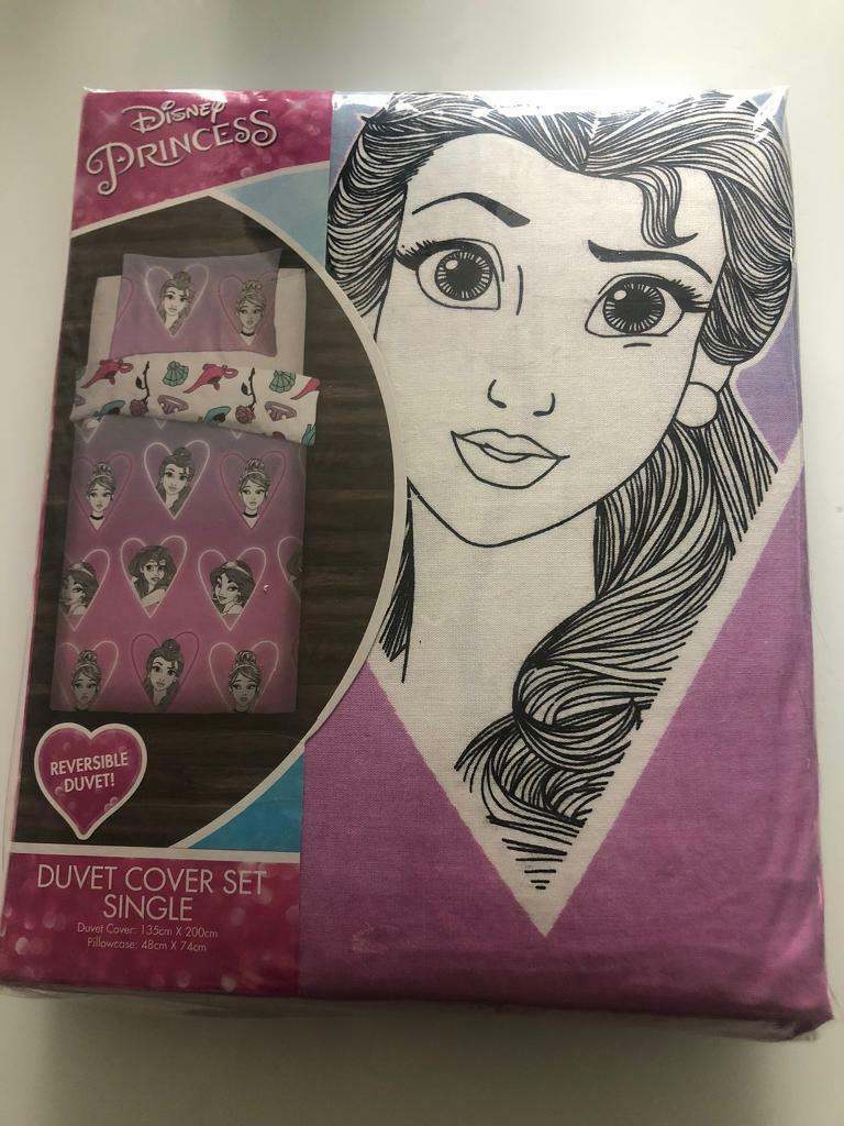 Disney Princess Single Duvet Set