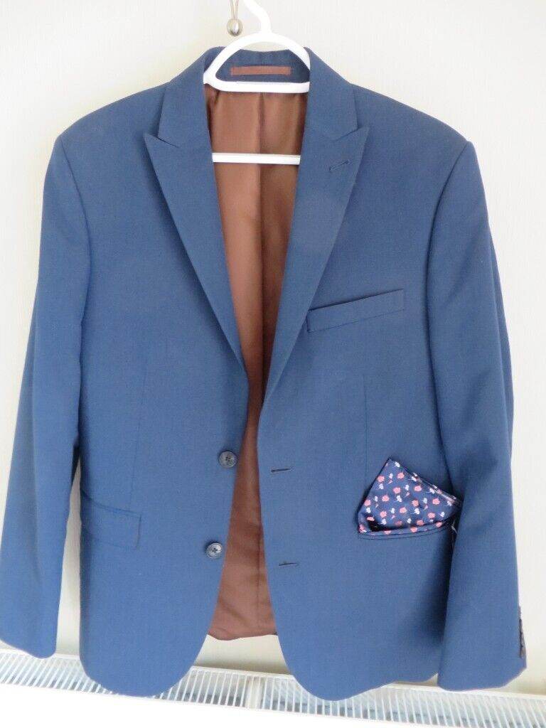 Immaculate MENS  Jacket BLUE 38 chest from NEXT no pets non smoking used once for a PROM