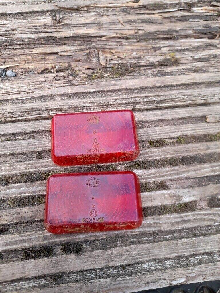 Caravan red marker lenses 