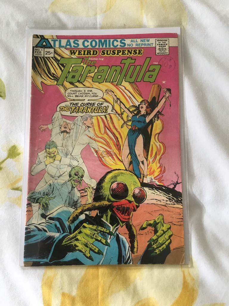 Weird Suspense (Tarantula) #1 1975 Atlas Comics original 